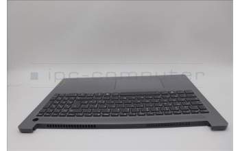 Lenovo 5CB1N97077 C-Cover with keyboard, Italian, Arctic Grey, Backlight, Fingerprint, UK