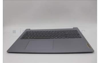 Lenovo 5CB1N97095 C-Cover with keyboard, Belgian, Arctic Grey, Backlight, Non-Fingerprint, UK