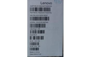 Lenovo 5CB1N97642 C-Cover with keyboard, Italian, Storm Grey, Non-FingerPrint, UK