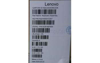 Lenovo 5CB1N97654 COVER UpperCaseASM SWS H83DJ NFP SG