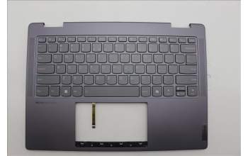 Lenovo 5CB1N97659 C-Cover with keyboard, US English Euro, Storm Grey, Non-FingerPrint, US