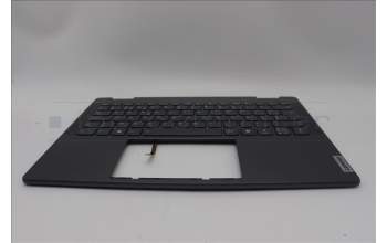 Lenovo 5CB1N97664 C-Cover with keyboard, Belgian, Storm Grey, Non-FingerPrint, UK