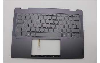 Lenovo 5CB1N97666 C-Cover with keyboard, French, Storm Grey, Non-Fingerprint, US