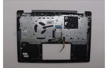 Lenovo 5CB1N98046 C-Cover with keyboard, Ukraine, Storm Grey, Non-FingerPrint, US