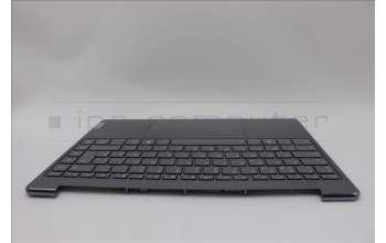 Lenovo 5CB1P00311 C-Cover with keyboard, Belgian, Luna Grey, UK