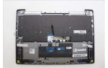 Lenovo 5CB1P00321 C-Cover with keyboard, Greek, Luna Grey, US