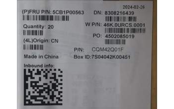 Lenovo 5CB1P00563 LCD Cover W 21MX LG