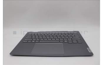 Lenovo 5CB1P00567 C-Cover with keyboard, Arabic, Luna Grey, Backlight, US