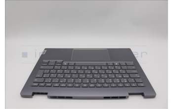 Lenovo 5CB1P00573 C-Cover with keyboard, Bulgarian, Luna Grey, Backlight, UK