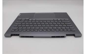 Lenovo 5CB1P00578 C-Cover with keyboard, Greek, Luna Grey, Backlight, US
