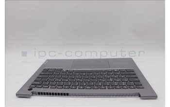 Lenovo 5CB1P00823 C-Cover with keyboard, Greek, Arctic Grey, Backlight, US
