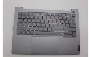 Lenovo 5CB1P00824 C-Cover with keyboard,Hebrew,Arctic Grey,Backlight