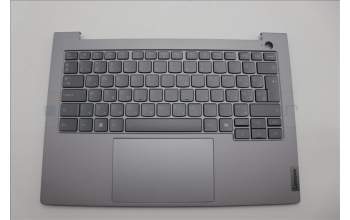 Lenovo 5CB1P00825 C-Cover with keyboard, Hungarian, Arctic Grey, Backlight, UK