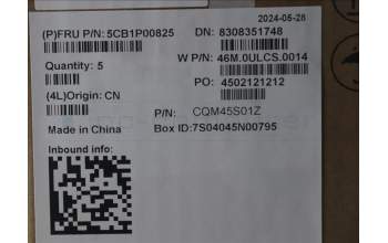 Lenovo 5CB1P00825 C-Cover with keyboard, Hungarian, Arctic Grey, Backlight, UK