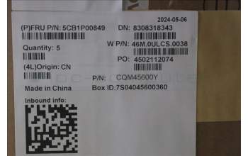 Lenovo 5CB1P00849 C-Cover with keyboard,English,Arctic Grey