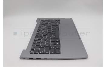 Lenovo 5CB1P00850 C-Cover with keyboard, French, Arctic Grey, US