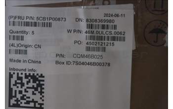 Lenovo 5CB1P00873 C-Cover with keyboard, Arabic, Arctic Grey, Backlight, US