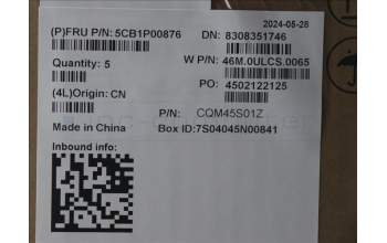 Lenovo 5CB1P00876 C-Cover with keyboard, Bulgarian, Arctic Grey, Backlight, UK