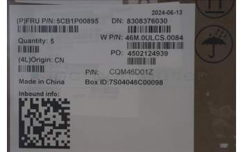 Lenovo 5CB1P00895 C-Cover with keyboard,Slovenian,Arctic Grey,Backlight