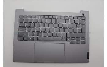 Lenovo 5CB1P00895 C-Cover with keyboard, Slovenian, Arctic Grey, Backlight, UK