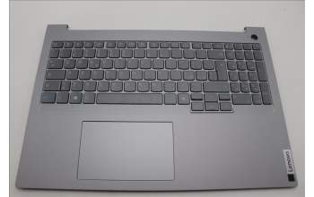 Lenovo 5CB1P00949 C-Cover with keyboard, Italian, Arctic Grey, Backlight, UK