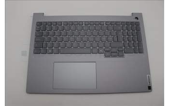 Lenovo 5CB1P00953 C-Cover with keyboard, Nordic, Arctic Grey, Backlight, UK