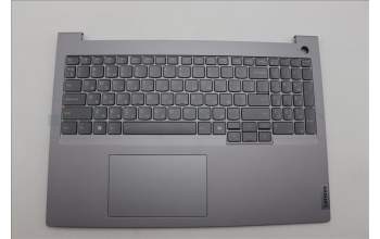 Lenovo 5CB1P00963 C-Cover with keyboard, Ukraine, Arctic Grey, Backlight, US