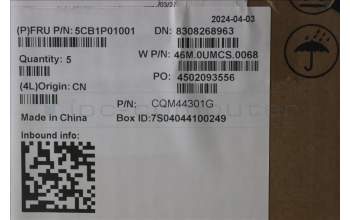 Lenovo 5CB1P01001 C-Cover with keyboard, US English Euro, Arctic Grey, Backlight, US