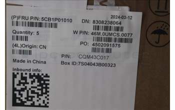 Lenovo 5CB1P01010 C-Cover with keyboard,Italian,Arctic Grey,Backlight