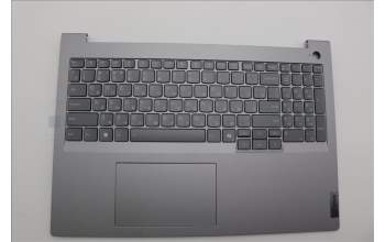 Lenovo 5CB1P01016 C-Cover with keyboard, Russian, Arctic Grey, Backlight, US