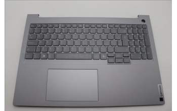 Lenovo 5CB1P01062 C-Cover with keyboard, UK English, Arctic Grey, Backlight, UK