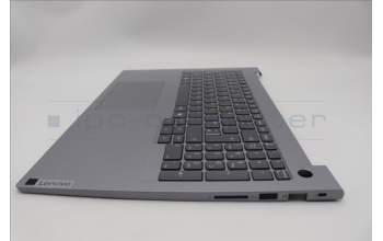 Lenovo 5CB1P01062 C-Cover with keyboard, UK English, Arctic Grey, Backlight, UK
