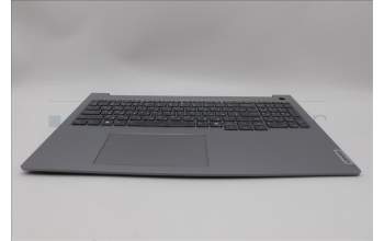 Lenovo 5CB1P01064 C-Cover with keyboard, Ukraine, Arctic Grey, Backlight, US