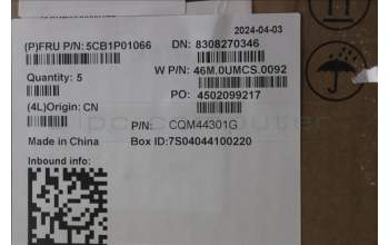 Lenovo 5CB1P01066 COVER Upper Case ASM_USA ENG W21MSAGBL U