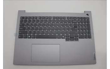 Lenovo 5CB1P01067 C-Cover with keyboard, Arabic, Arctic Grey, US