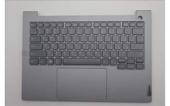 Lenovo 5CB1P01139 C-Cover with keyboard, Russian, Arctic Grey, Backlight, US