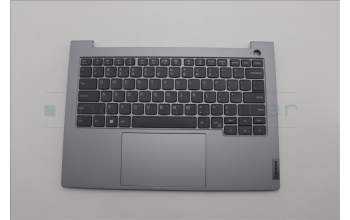 Lenovo 5CB1P01154 C-Cover with keyboard, English, Arctic Grey, Non-Backlight, US