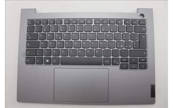 Lenovo 5CB1P01343 C-Cover with keyboard, Italian, Arctic Grey, Non_Backlight