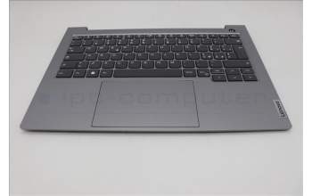 Lenovo 5CB1P01343 C-Cover with keyboard, Italian, Arctic Grey, Non-Backlight, UK