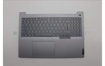 Lenovo 5CB1P01362 C-Cover with keyboard, Bulgarian, Arctic Grey, Backlight, UK