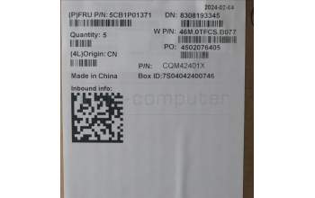 Lenovo 5CB1P01371 C-Cover with keyboard, Hebrew, Arctic Grey, Backlight, US