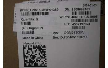 Lenovo 5CB1P01389 COVER Upper Case ASM_USA ENG W21KHAGBL H