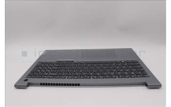 Lenovo 5CB1P01396 C-Cover with keyboard, US English Euro, Arctic Grey, Non-Backlight, US