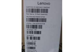 Lenovo 5CB1P27038 Lower Case H83AUGreyNormal