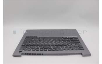 Lenovo 5CB1P27049 C-Cover with keyboard, Bulgarian, Arctic Grey, Backlight, UK