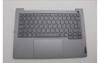 Lenovo 5CB1P27068 C-Cover with keyboard, Slovenian, Arctic Grey, Backlight, UK