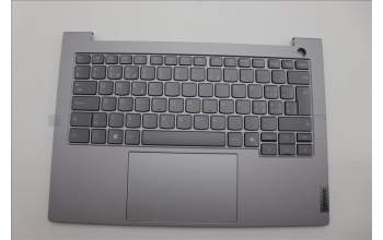 Lenovo 5CB1P27070 C-Cover with keyboard,Switzerland,Arctic Grey,Backlight