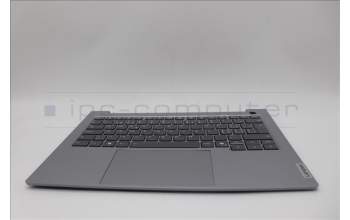 Lenovo 5CB1P27070 C-Cover with keyboard, Switzerland, Arctic Grey, Backlight, UK