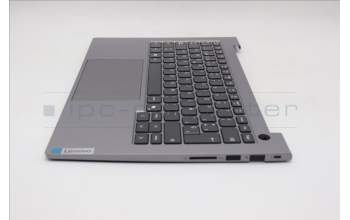 Lenovo 5CB1P31095 C-Cover with keyboard,Spanish,Arctic Grey