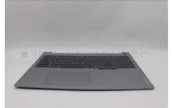 Lenovo 5CB1P31102 C-Cover with keyboard, Arabic, Arctic Grey, Backlight, US
